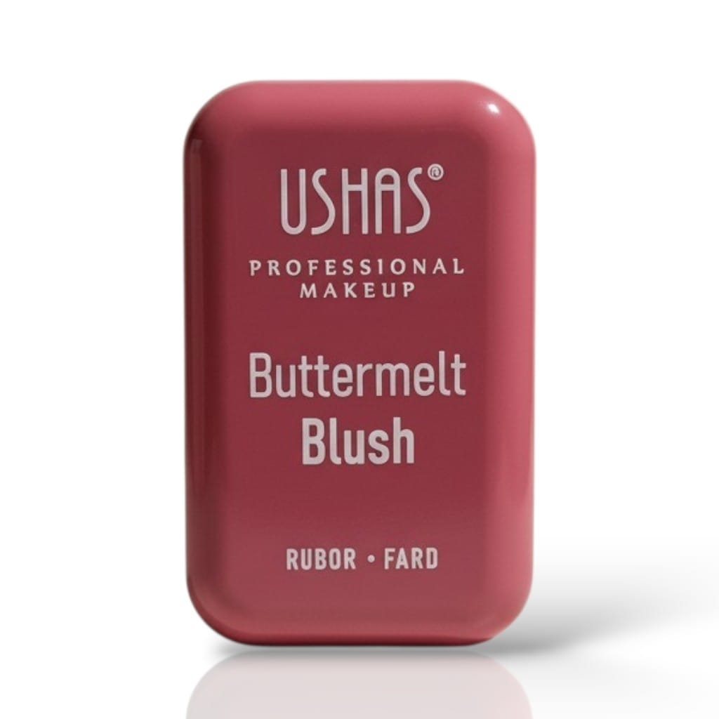 Blush USHAS Buttermelt Blush – Textura matasoasa, finish natural, rezistenta indelungata, Culoare 01