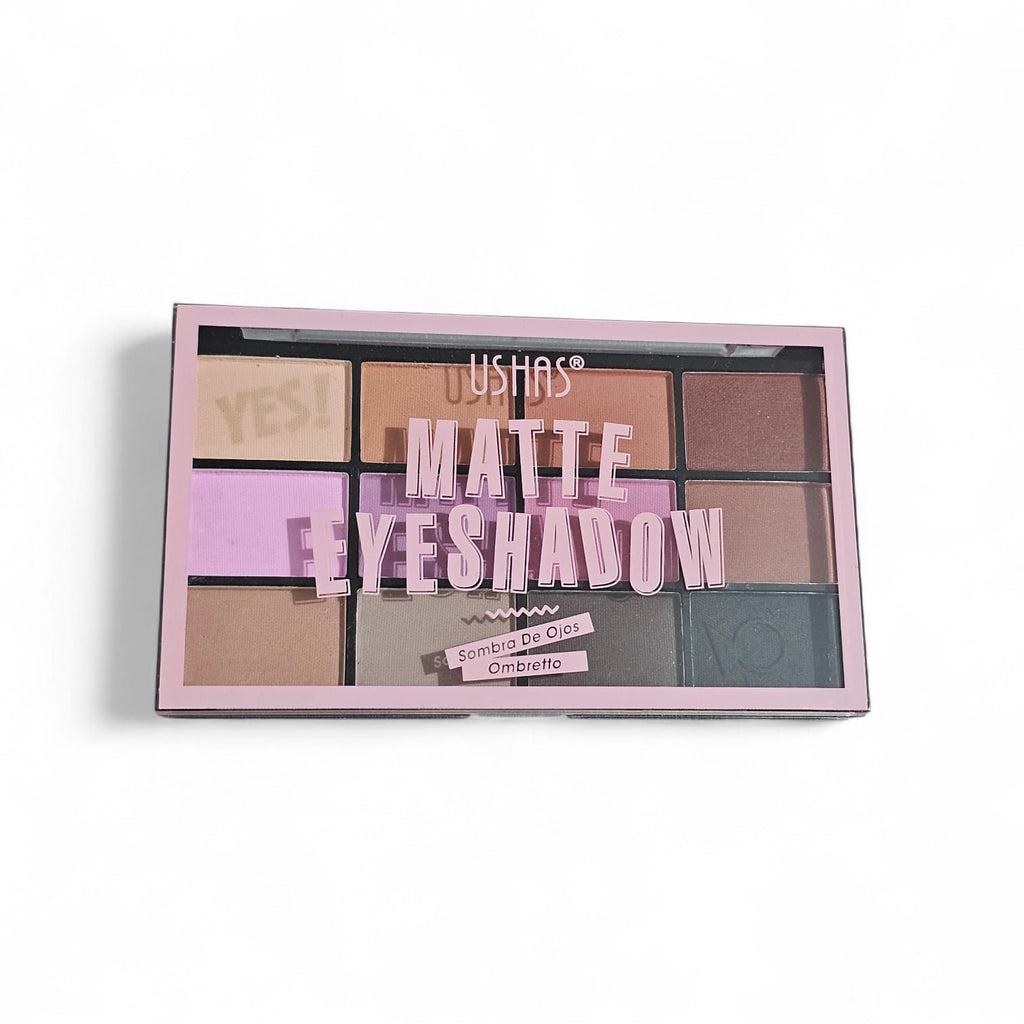 Paleta Farduri Matte 12 Culori – Nuante Roz, Mov si Neutre – Machiaj Rapid & Daily Look