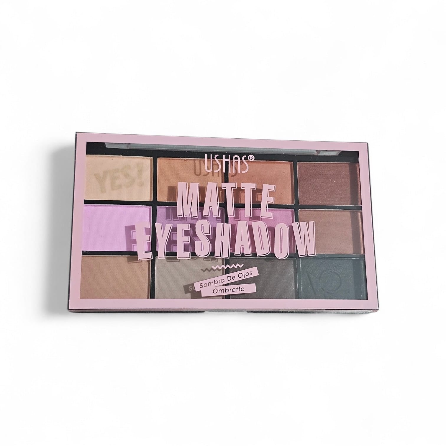 Paleta Farduri Matte 12 Culori – Nuante Roz, Mov si Neutre – Machiaj Rapid & Daily Look